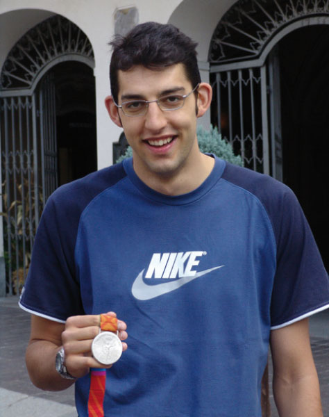Luca Garri medaglia olimpiadi Atene 2004