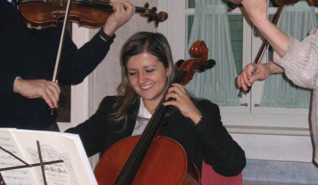 Claudia Ratti al violoncello