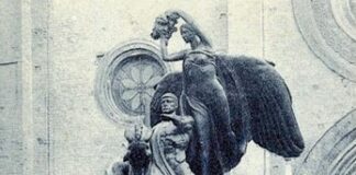 Tenete i cani lontani dal monumento