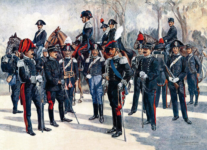 Asti, 1814, arriva la gendarmeria del Re