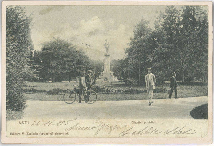 I giardini pubblici nati sul viale del “Gazogeno”