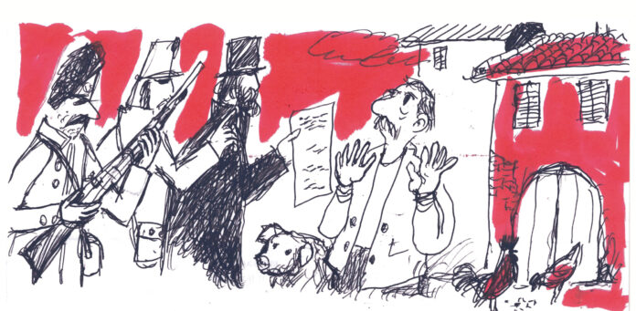 Marzo 1816, il caso della meliga sequestrata