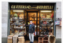 I 65 anni del cestaio di via Aliberti