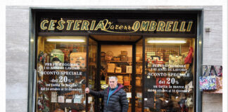 I 65 anni del cestaio di via Aliberti