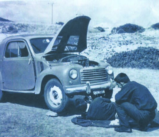 Quei 10.000 km sulla Topolino verde oliva