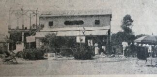 La piscina scomparsa tra le colline