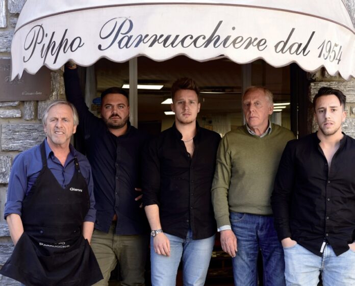 Pippo, figli e nipoti. Tre generazioni barbieri dal 1954