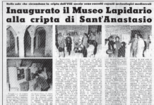 Quei primi sopralluoghi tra le cassette di patate alla scoperta della cripta