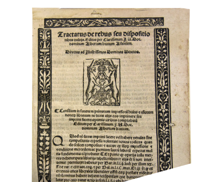 Un dotto astigiano alle origini del diritto d’autore