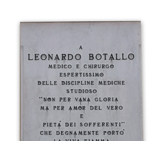 Una lapide e una via per ricordare Botallo studioso del cuore